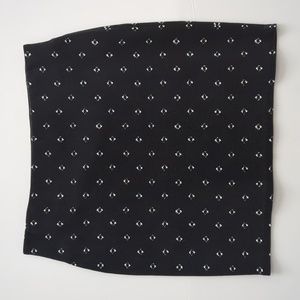 LOFT Stretch Pull On Skirt Black size Medium